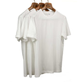 Box set of 3 white 1950's crew neck t-shirts