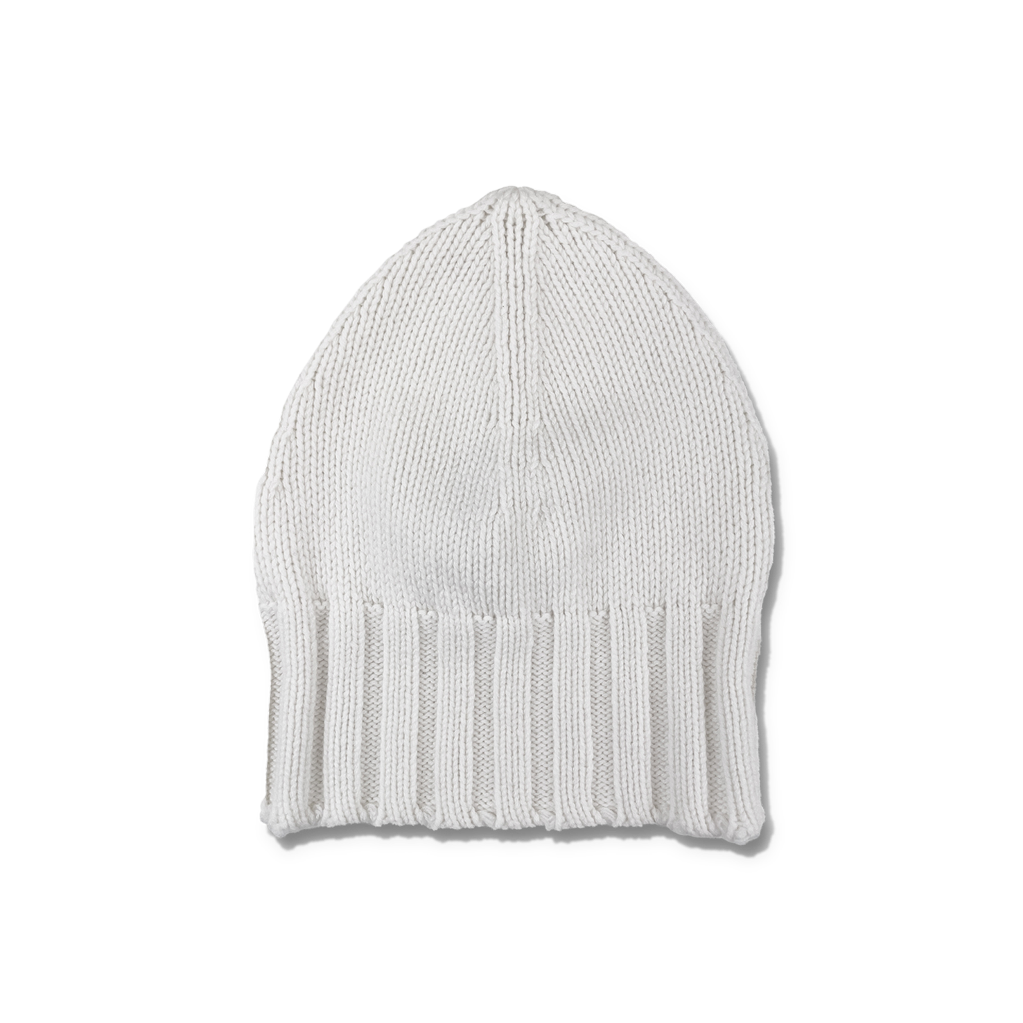 Knitted Pure Cashmere Beanie In Milk