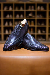 Le Richelieu Milton Bout Golf En Cuir Exotique
