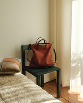 M S Shopper Deep Sea Blue Cuoio