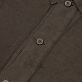 Chore Coat In Dark Naturally Dyed Japanese Paper And Hemp