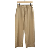 Easy pants in tan tropical wool