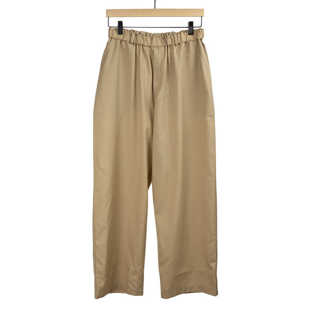 Easy pants in tan tropical wool