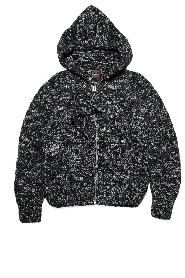 Mix Heather Hoodie - Black Mix