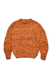 Mix Heather Crewneck Pullover - Dk. Orange Mix