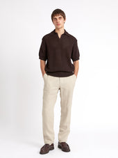 Short Sleeve Penhale Polo Shirt Tamar Brown
