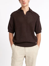 Short Sleeve Penhale Polo Shirt Tamar Brown