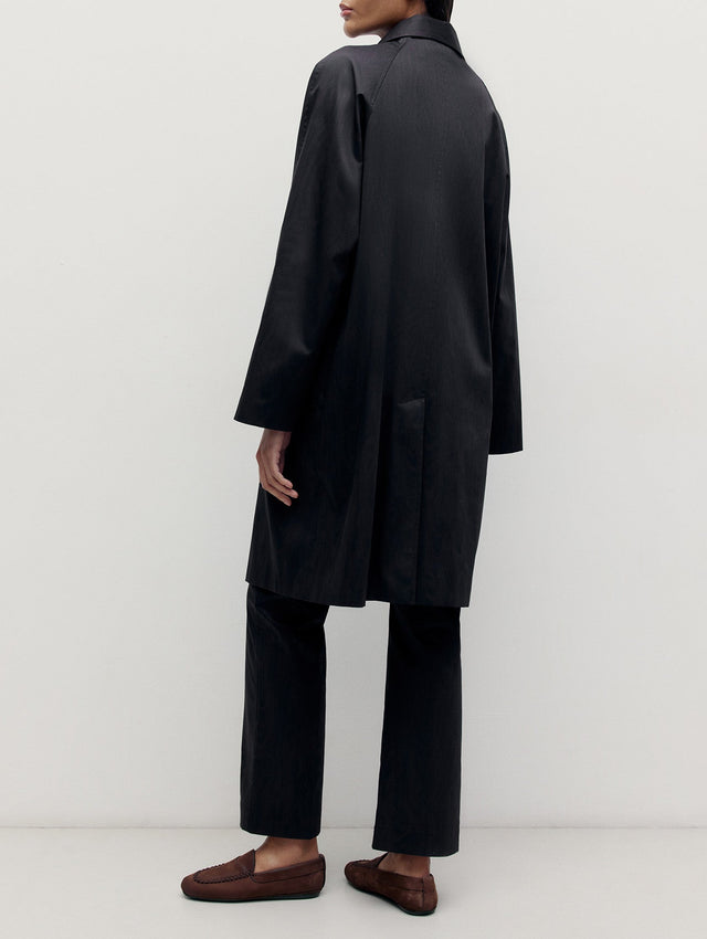 Moire Car Coat