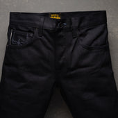Mojave Western Cut 14oz Onyx Double Black Selvage Denim