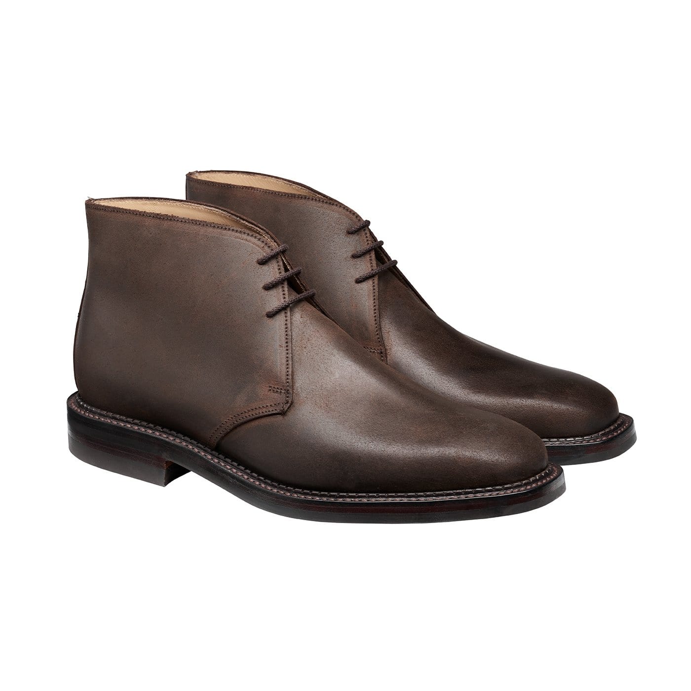 Molton Dark Brown Rough Out Suede
