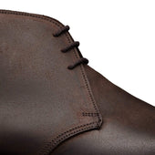 Molton Dark Brown Rough Out Suede