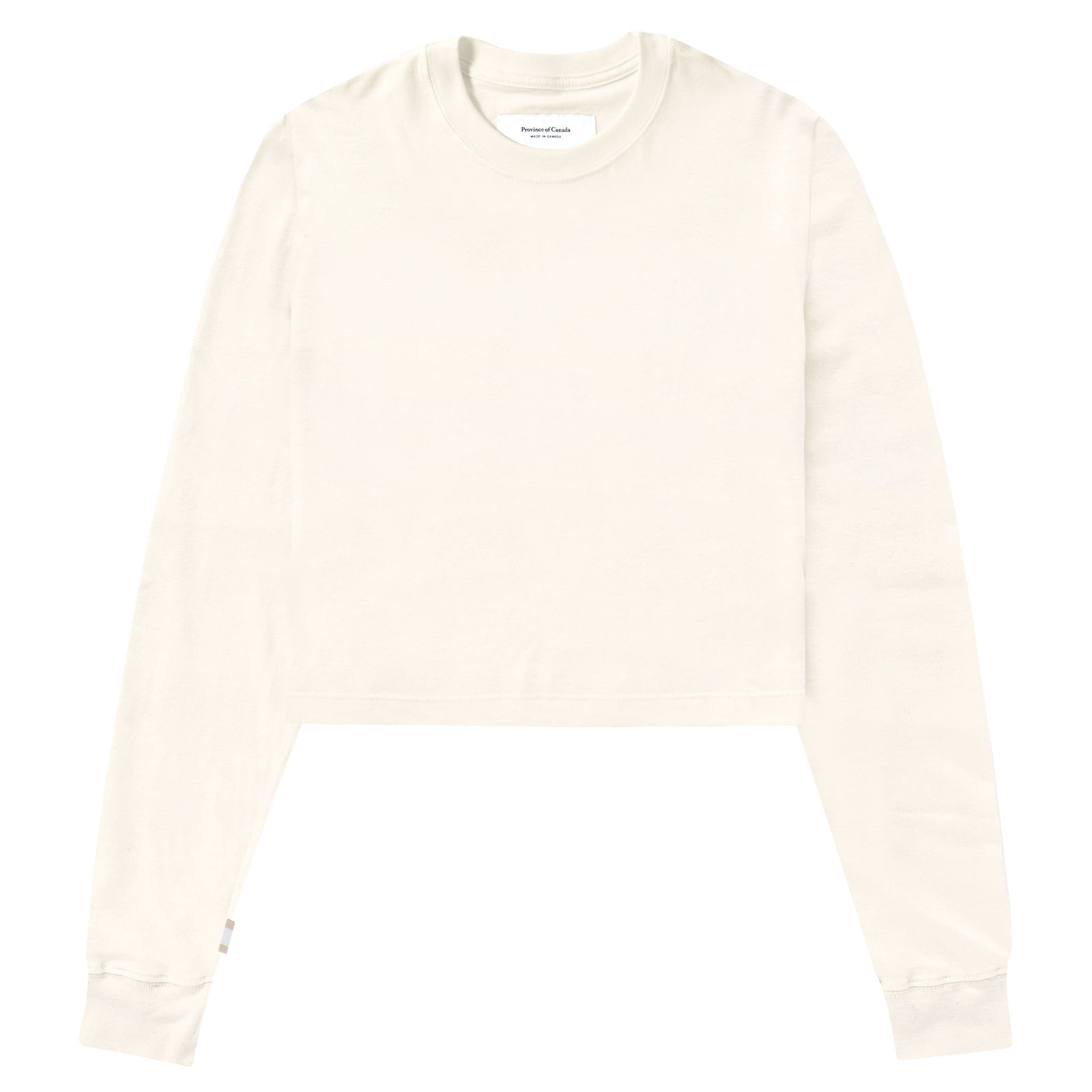 Monday Long Sleeve Crop Top Natural
