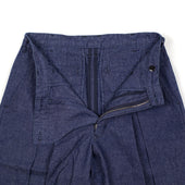 Ekusy Pants In Blue Chambray