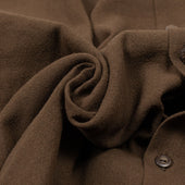 Extended Band Collar Shirt In Tropical Cotton