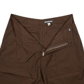 Fatigue Pants In Brown Vancloth Cotton