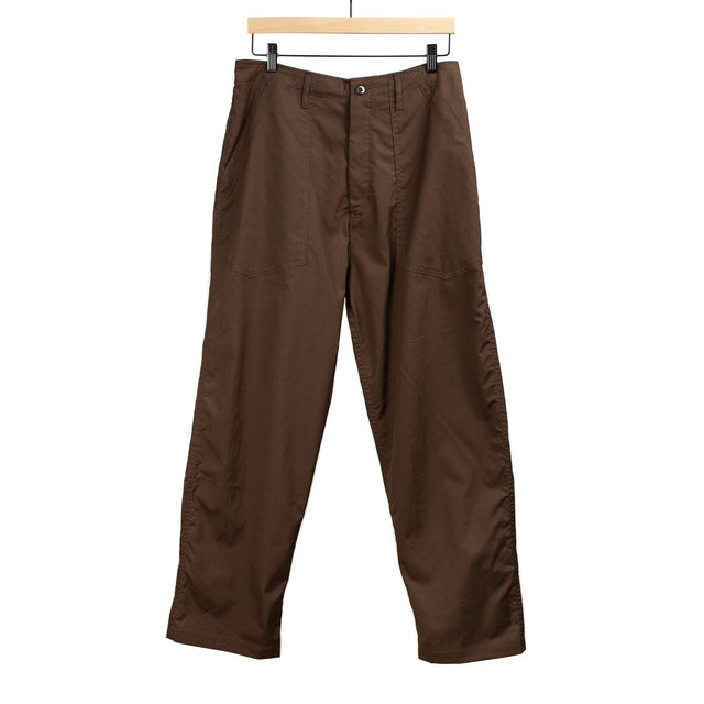 Fatigue pants in brown Vancloth cotton