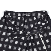 Malibu Shorts In And White Ikat Cotton