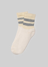 The Mono Stripe Quarter Crew
