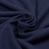 Knit Short Sleeve Skipper Polo In Blue Ice Cotton Yarn