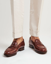 Museum Leather Penny Loafer