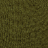 Muskox Knitted Beanie Hat in Khaki
