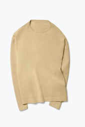 Long Sleeve Knit T Shirt Naturally Dyed Cotton Moulin