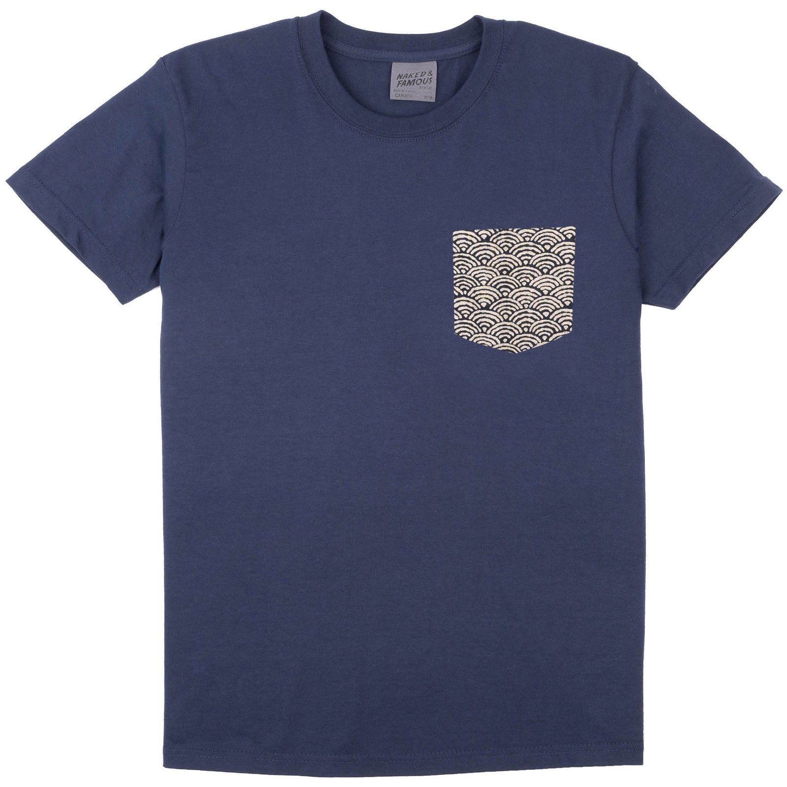Pocket Tee Seigaiha Waves