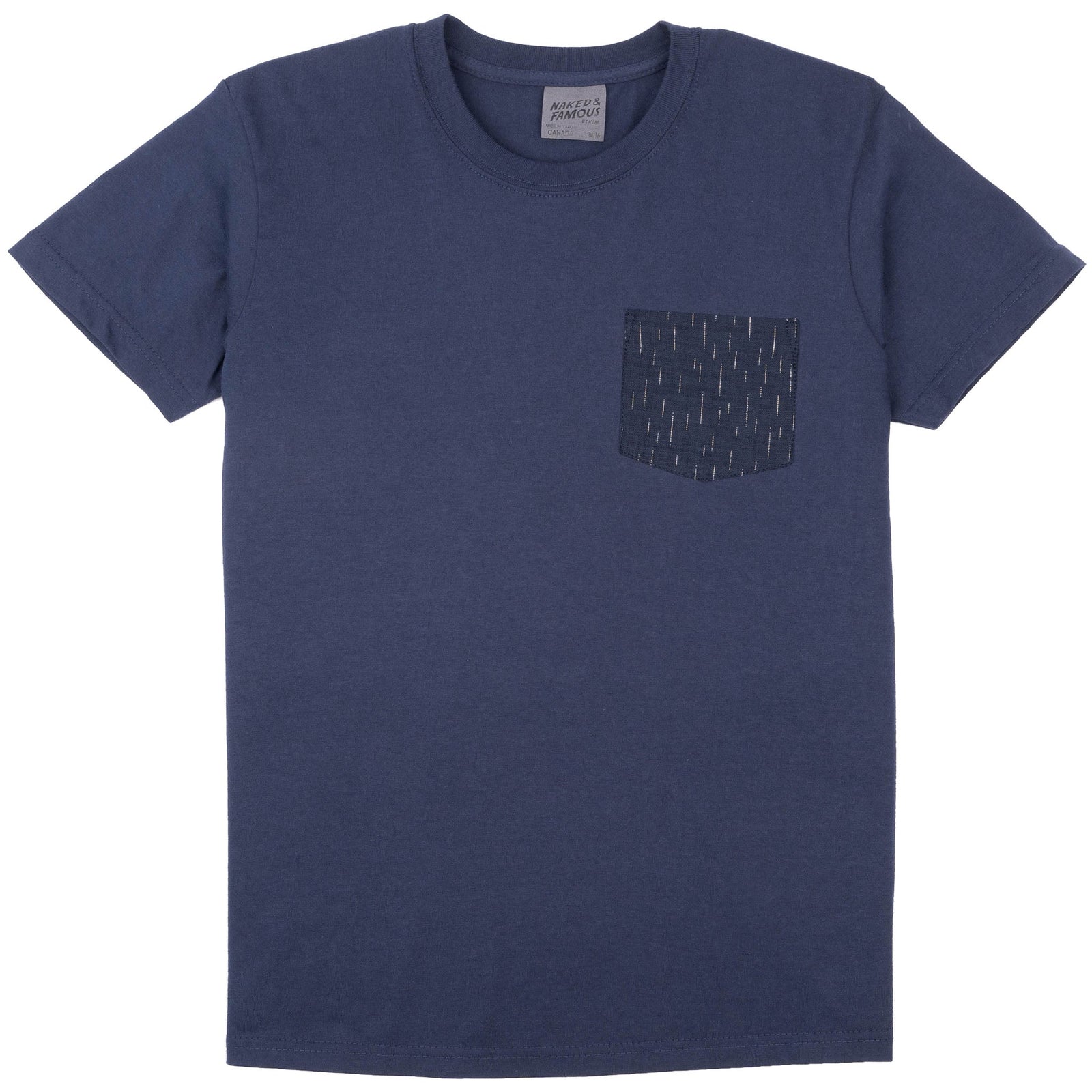 Pocket Tee Kimono Print Rain