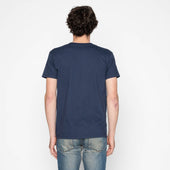 Pocket Tee - Navy + Matsuba Pine Needles - Indigo