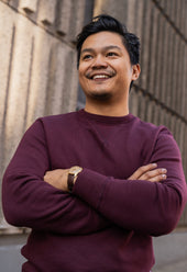 N7 Heavyweight Sweatshirt Burgundy