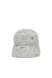 Short Double Cuff Cap Nap Pearl Heather