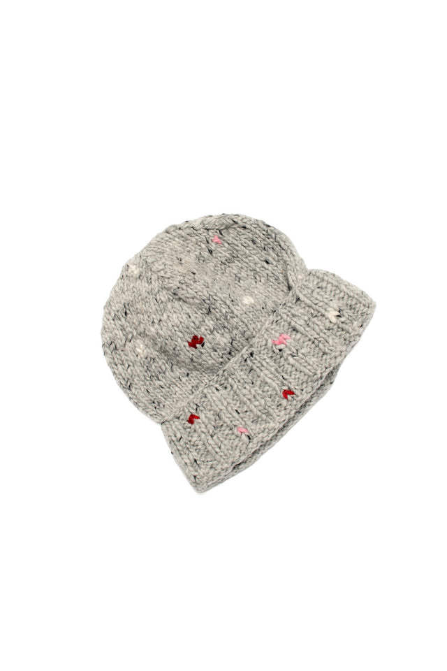 Short Double Cuff Cap Nap - Pearl Heather
