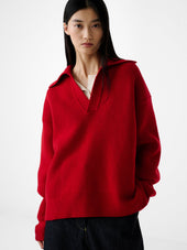 Nash Knit In Crimson