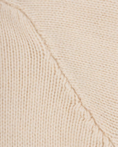 Lambswool Submariner Rollneck Sweater Chalk