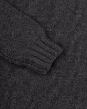 Lambswool Submariner Rollneck Sweater Grey