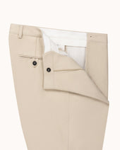 Relaxed Single Pleat Trouser Cotton Drill
