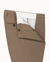 Relaxed Single Pleat Trouser Cotton Canvas