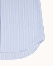 Button Down Collar Shirt Stripe Oxford Cotton