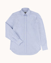 Button Down Collar Shirt Dark Stripe Oxford Cotton