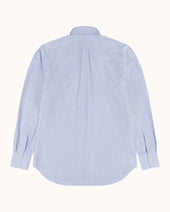 Button Down Collar Shirt Dark Stripe Oxford Cotton