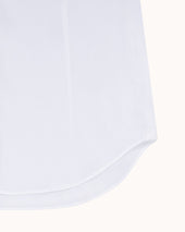 Spread Collar Shirt Cotton Poplin