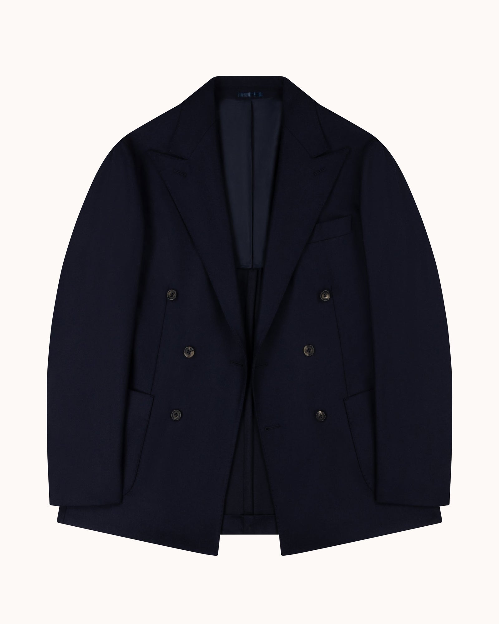 Double Breasted Sport Jacket Woollen Flannel