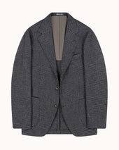 Sport Jacket Grey Houndstooth Merino Wool
