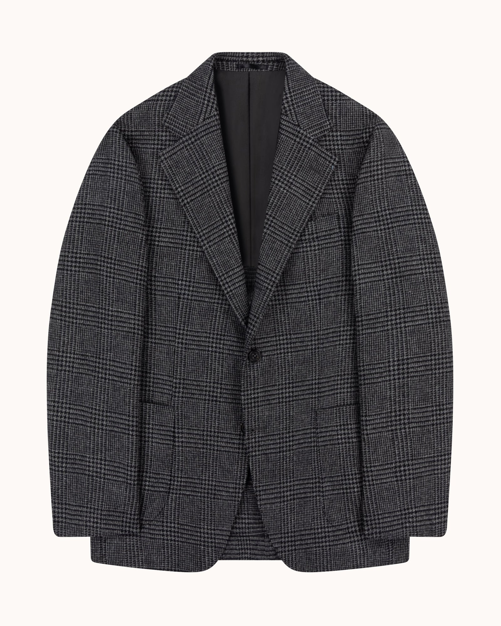 Sport Jacket Grey Glen Check Merino Wool