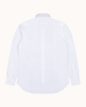 Spread Collar Shirt Cotton Linen