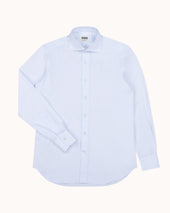 Spread Collar Shirt Ice Cotton Poplin