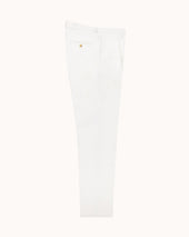 Casual Relaxed Pleated Trouser Brushed Cotton