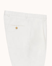 Casual Relaxed Pleated Trouser Brushed Cotton
