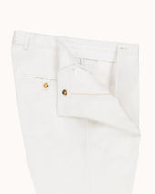 Casual Relaxed Pleated Trouser Brushed Cotton
