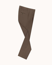 Casual Relaxed Pleated Trouser Brushed Cotton